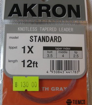 akron standart 12 ft 1X Tiemco